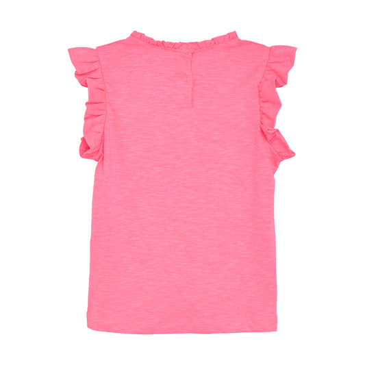 Minymo "Shirt" mit Rüschendetails - Knockout Pink