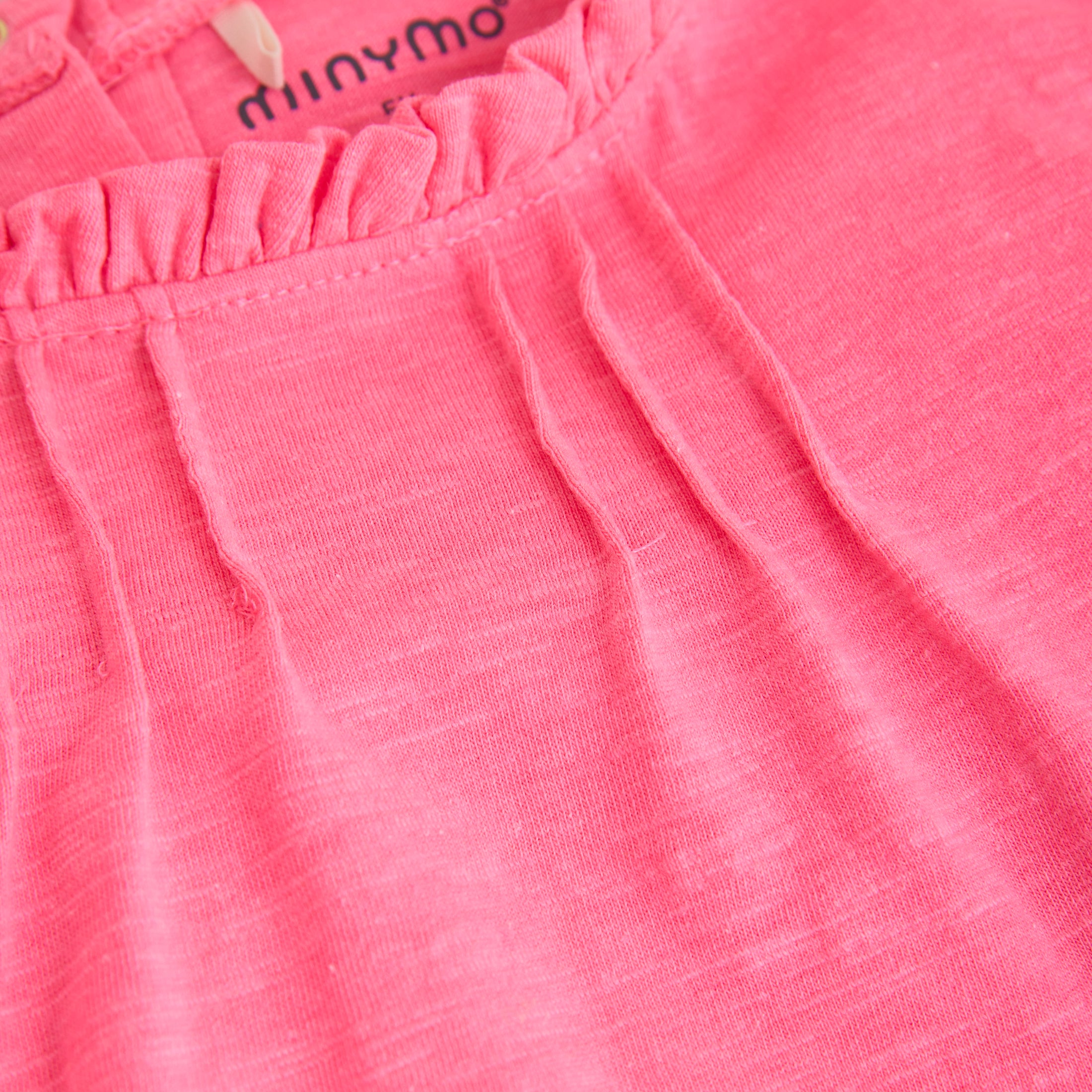 Minymo "Shirt" mit Rüschendetails - Knockout Pink