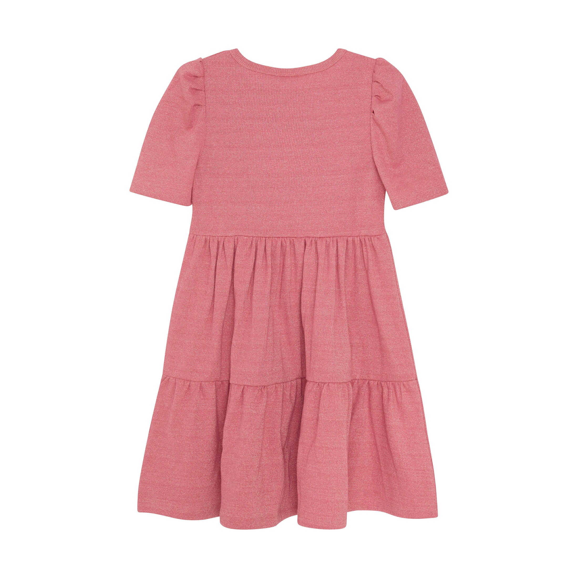 Minymo "Kleid" mit Glitzerfäden - Azalea Pink