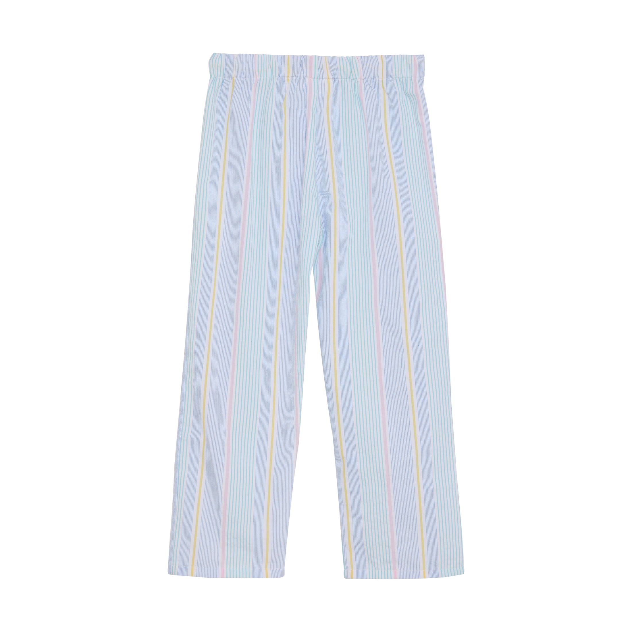 Minymo "Seersucker Hose" mit weitem Bein - Wan Blue