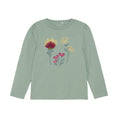 Bild in Galerie-Betrachter laden, Minymo "T-Shirt" langarm mit Blumen - Jadeite
