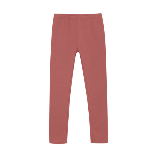 Minymo "Thermo-Leggings" mit Raffung an den Fesseln - Withered Rose