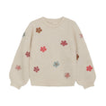 Bild in Galerie-Betrachter laden, Minymo "Pullover" mit gestickten Blumen - Sandshell
