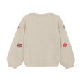 Bild in Galerie-Betrachter laden, Minymo "Pullover" mit gestickten Blumen - Sandshell
