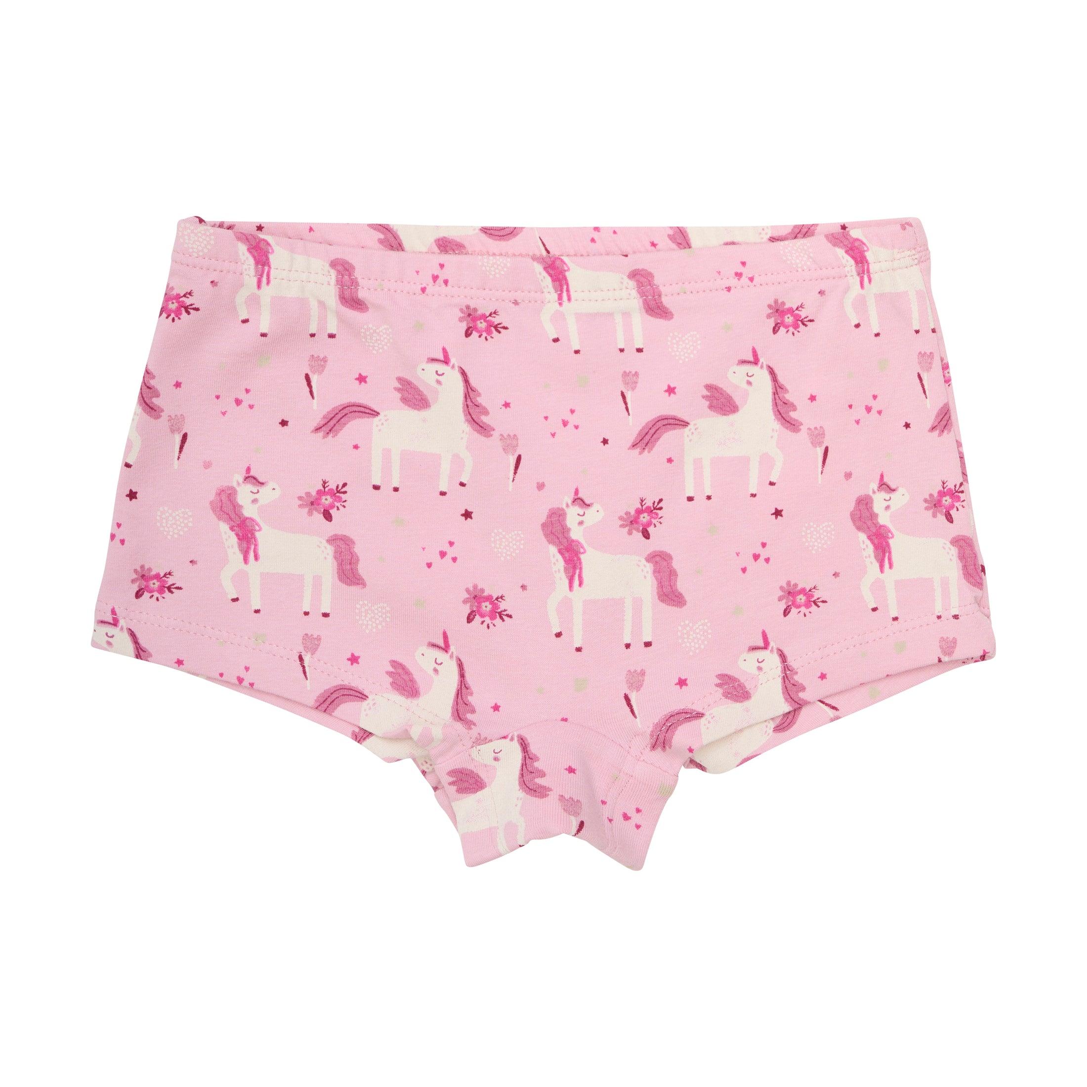 Minymo "Panties" Doppelpack mit Einhornmuster - Bleached Mauve