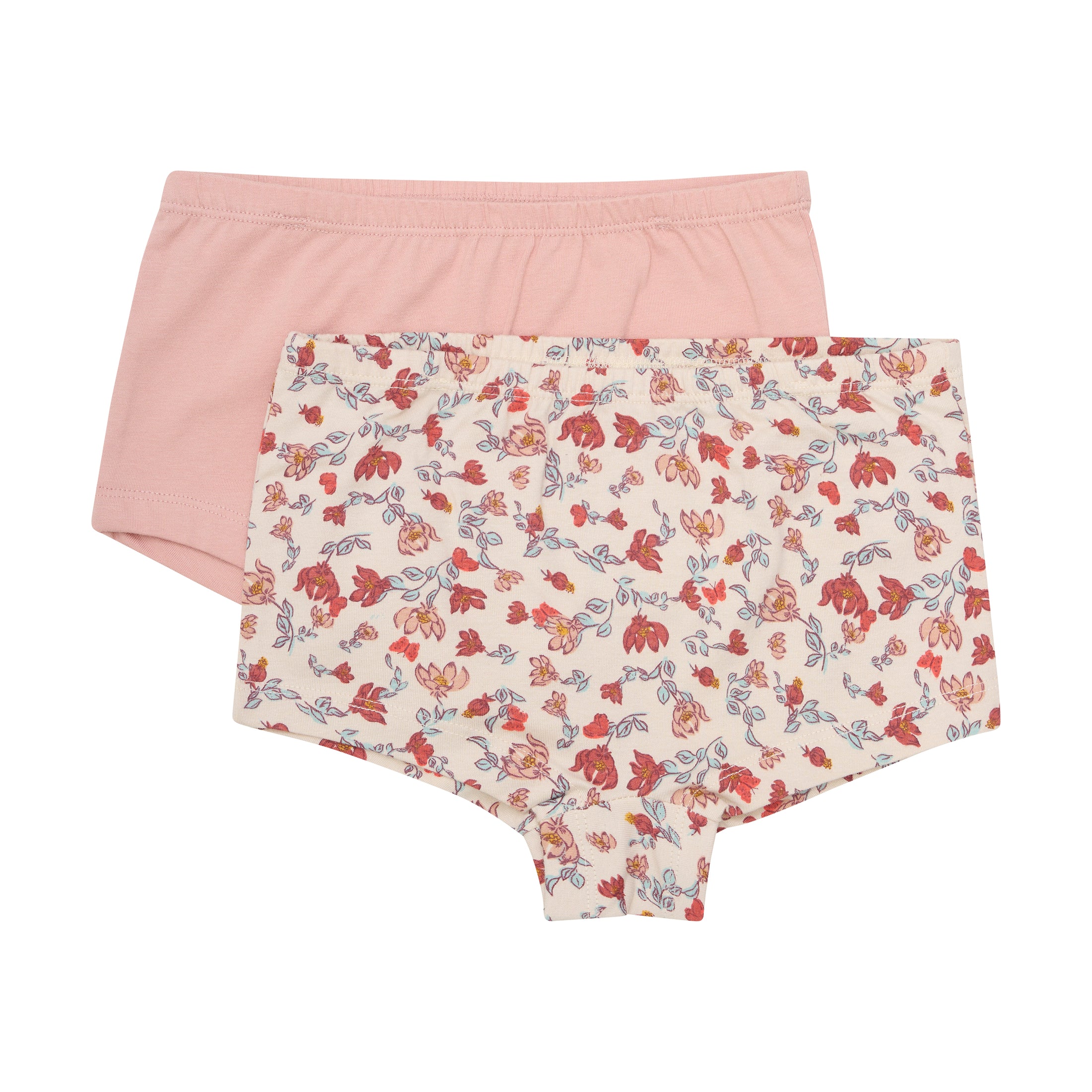 Minymo "Panties" Doppelpack mit Blümchen  - Sandshell