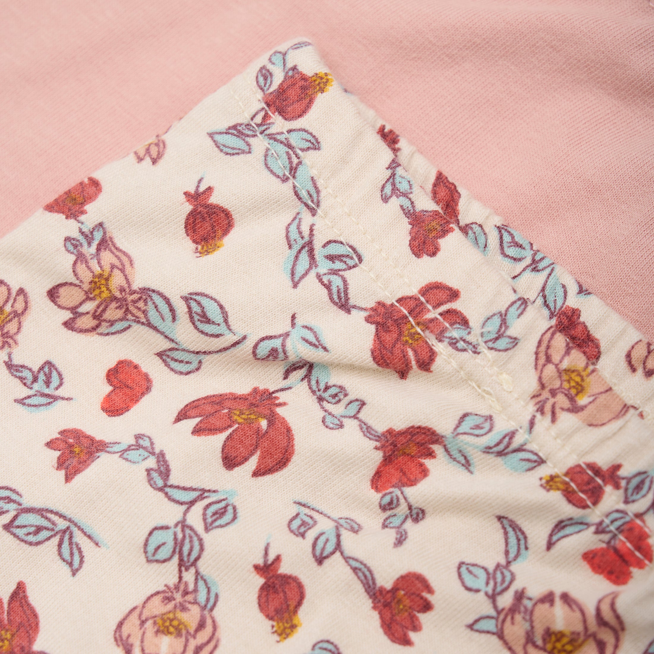 Minymo "Panties" Doppelpack mit Blümchen  - Sandshell