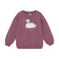 Bild in Galerie-Betrachter laden, Minymo "Sweatshirt" mit Schwan-Bestickung - Rose Brown
