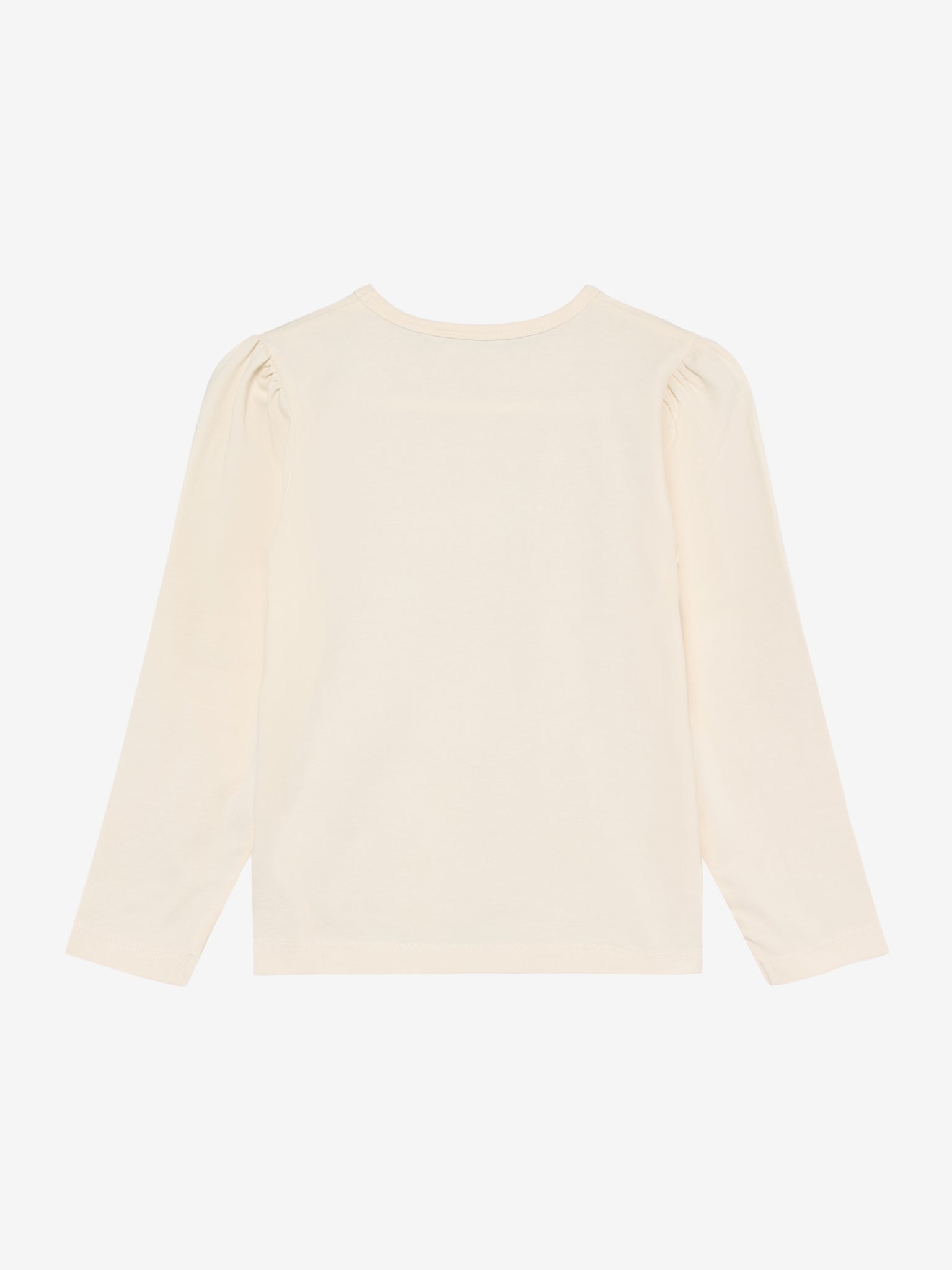 Minymo Langarmshirt mit Pailletten Druck - White Swan