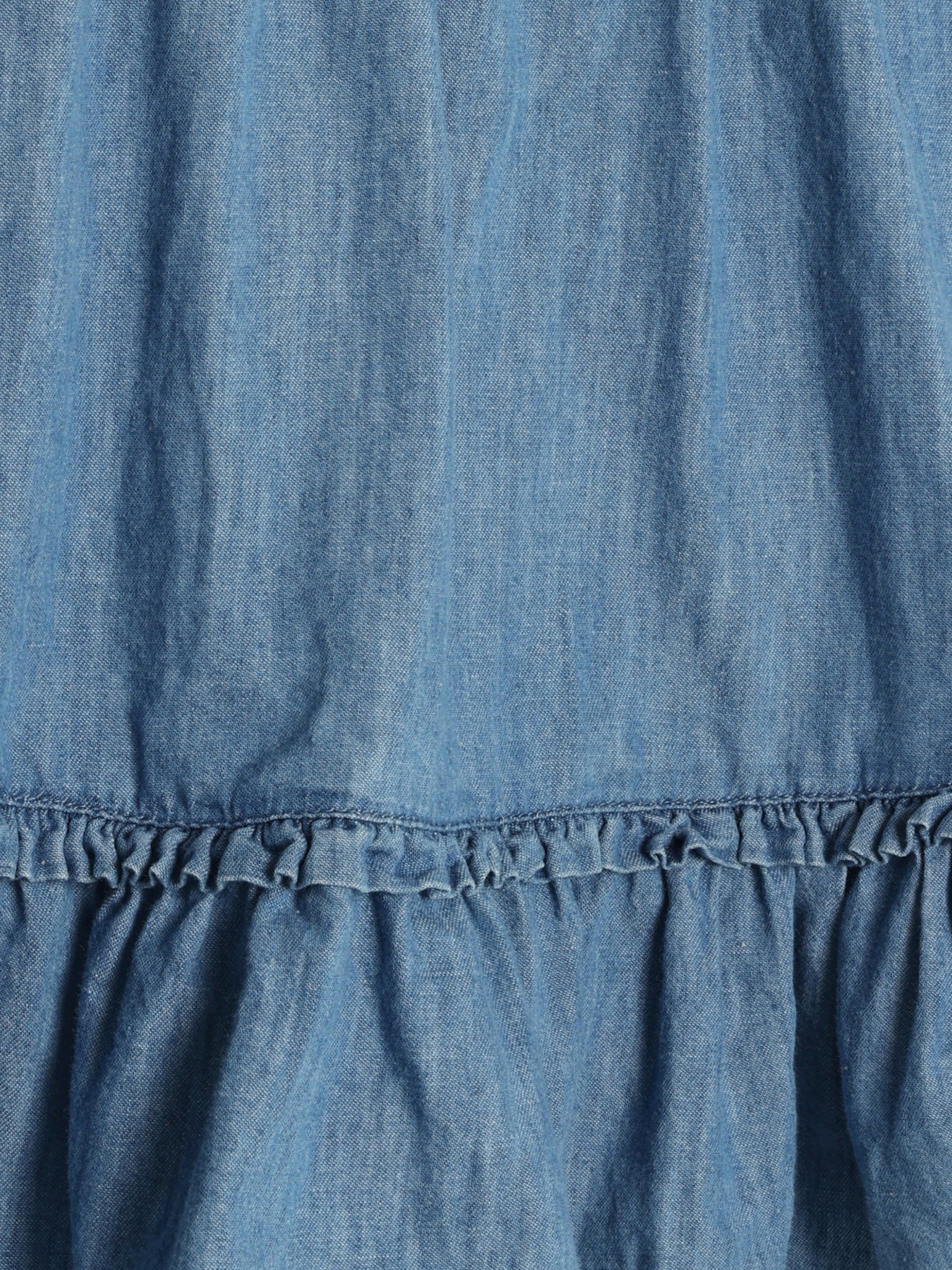 Minymo Rock mit gerafftem Bund - Faded Denim