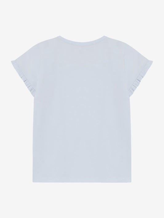 Minymo T-Shirt mit Aufdruck - Illusion Blue