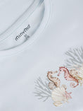 Bild in Galerie-Betrachter laden, Minymo T-Shirt mit Aufdruck - Illusion Blue
