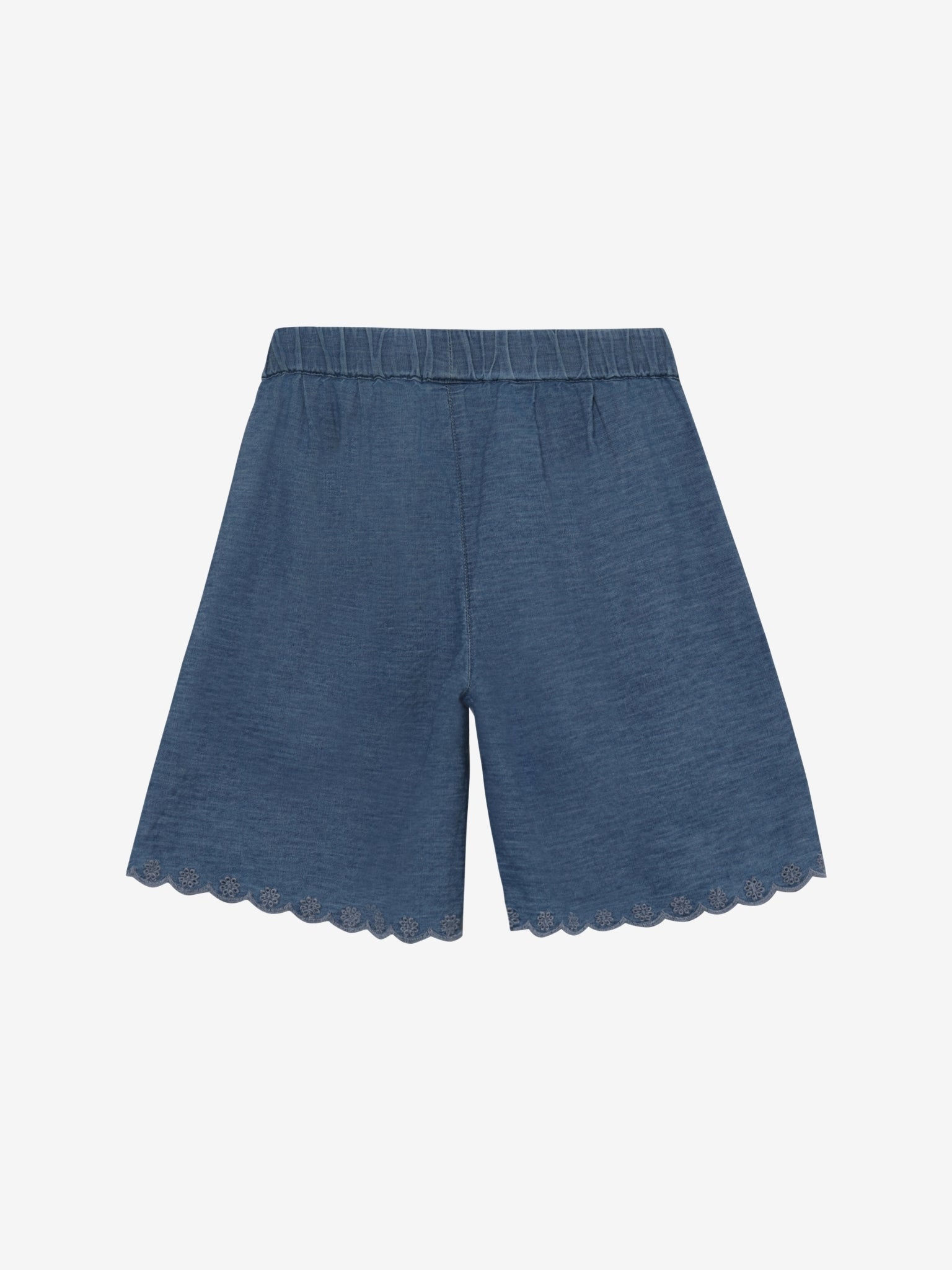 Minymo Bermuda-Shorts mit elastischem Bund - Faded Denim