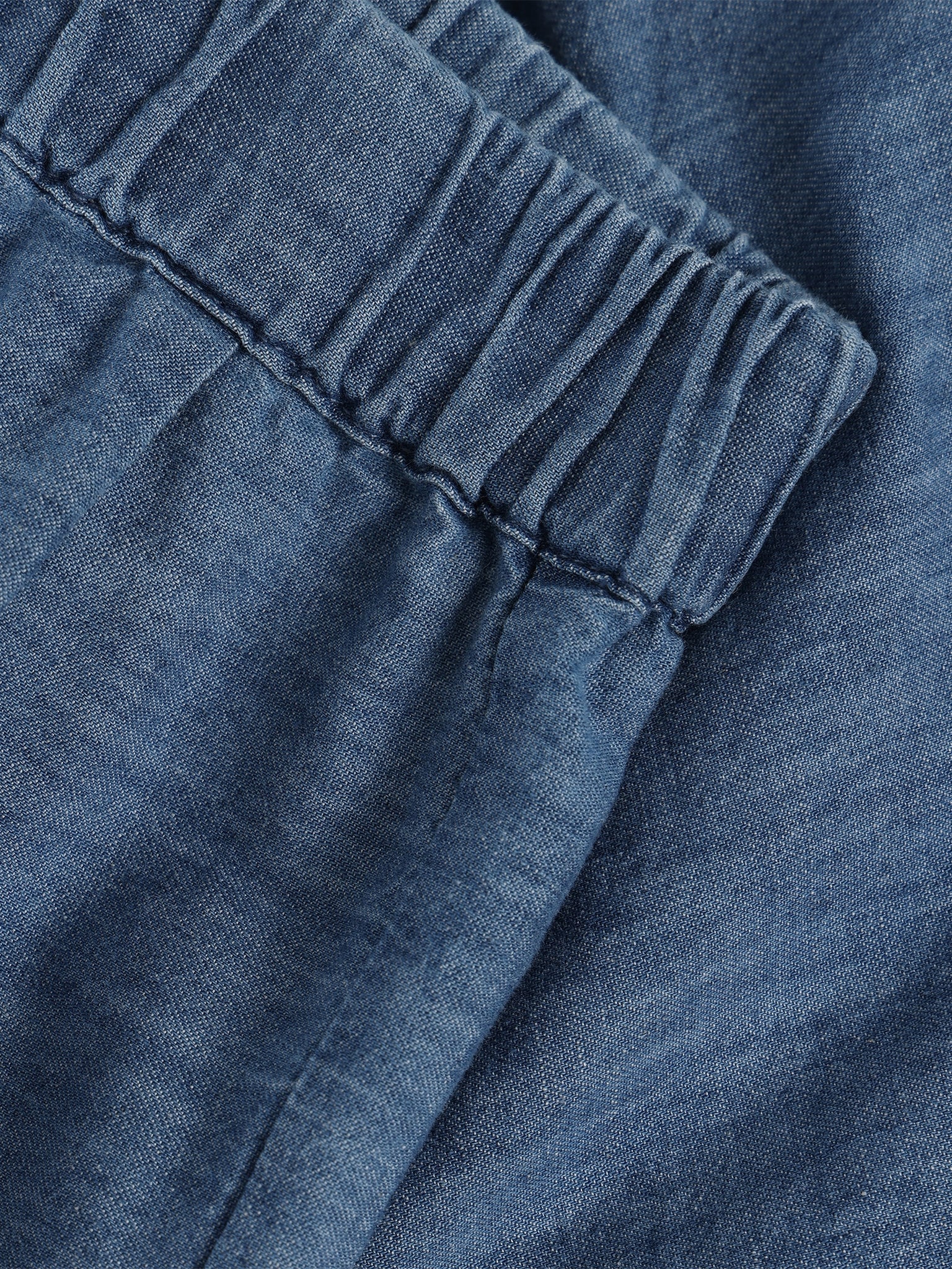 Minymo Bermuda-Shorts mit elastischem Bund - Faded Denim