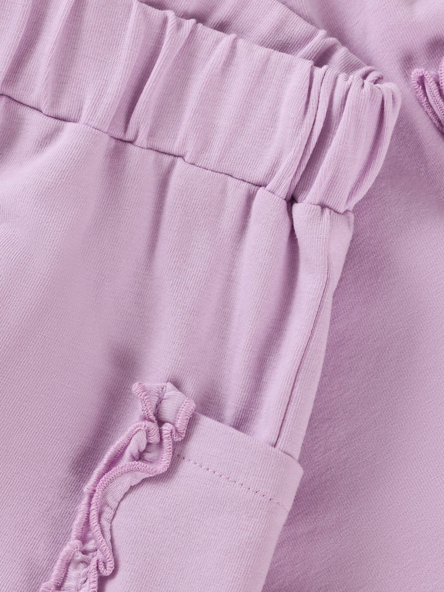 Minymo Shorts mit Rüsche - Violet Dusk
