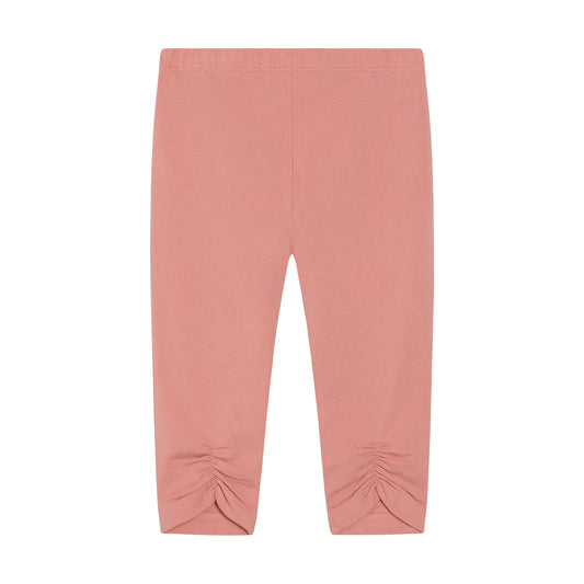 Minymo Capri Leggings mit Raffung - Rosette