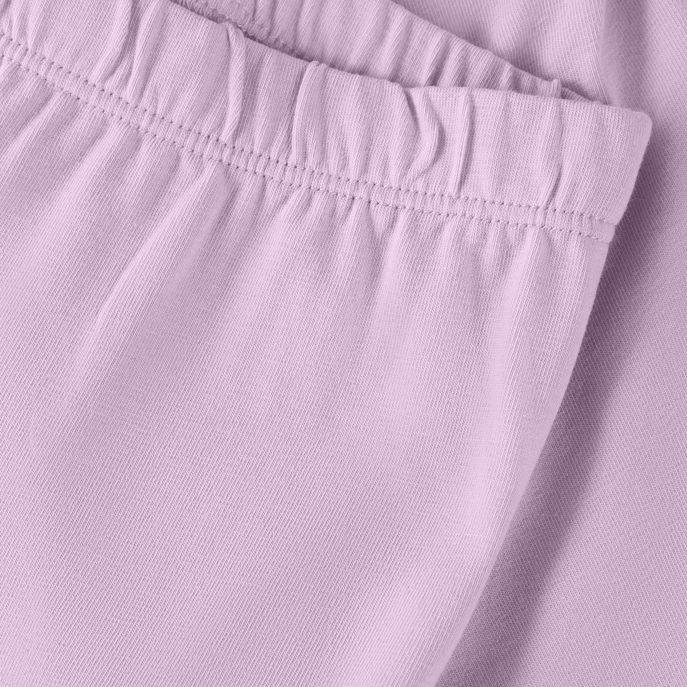 Minymo Capri Leggings mit Raffung - Violet Dusk