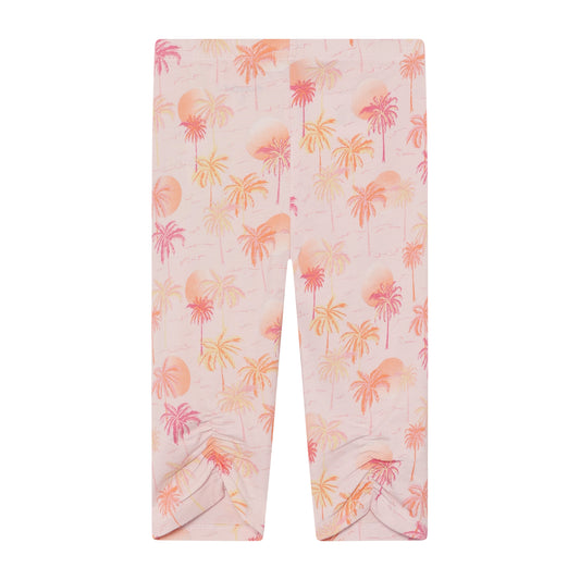 Minymo Leggings mit einem Allover Smmer Print - Raindrops on Roses