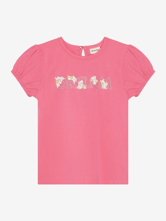 Minymo T-Shirt mit Aufdruck - Rosy Future