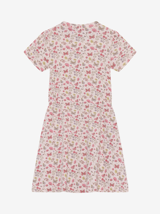 Minymo Kleid mit einem Allover Sommer Print - Raindrops on Roses