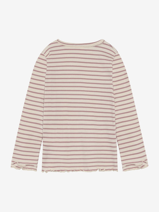 Minymo - Langarmshirt Y/D Rippstrick - Fawn