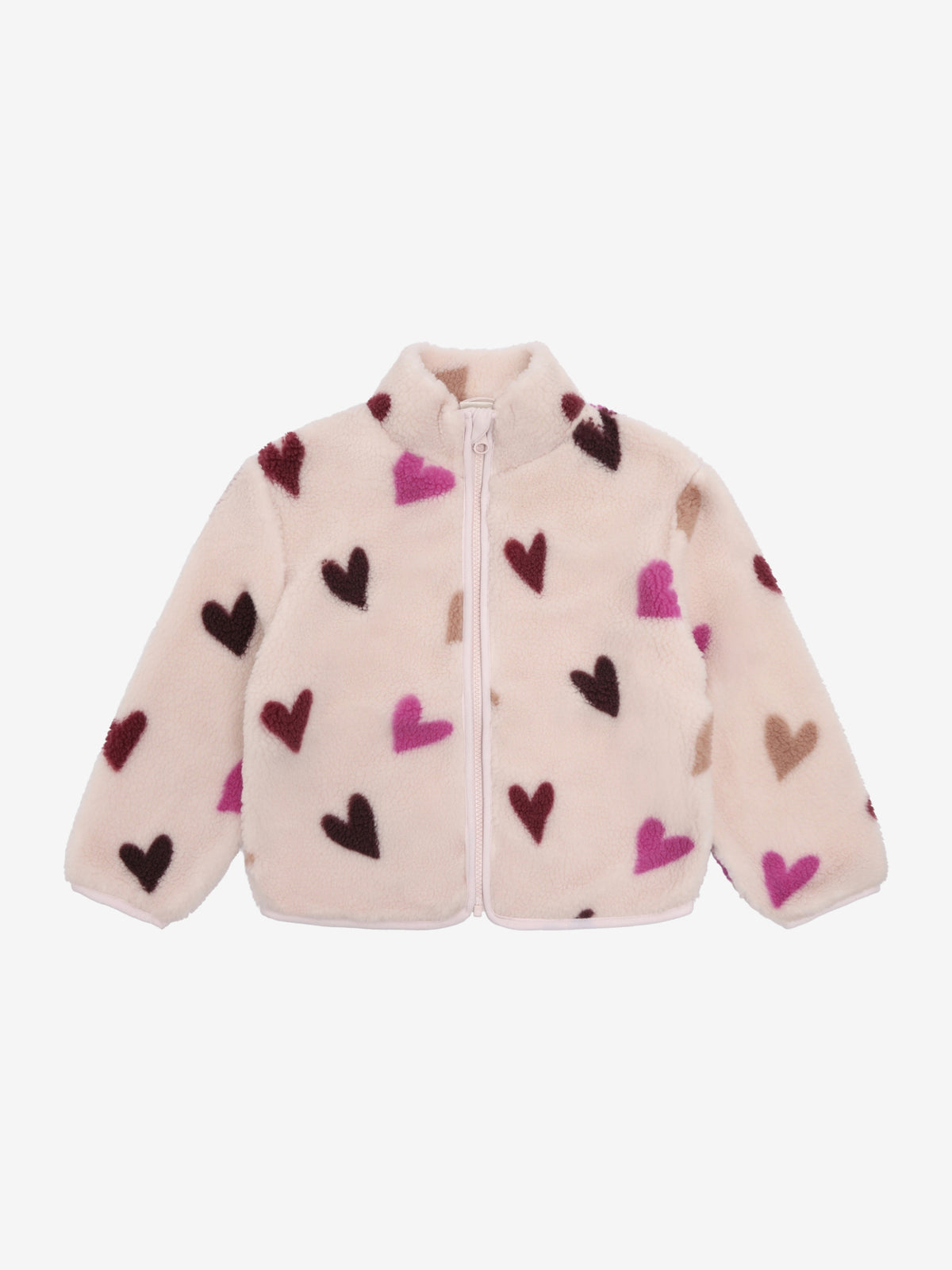 Minymo Teddyjacke AOP mit Futter - Hushed Violet
