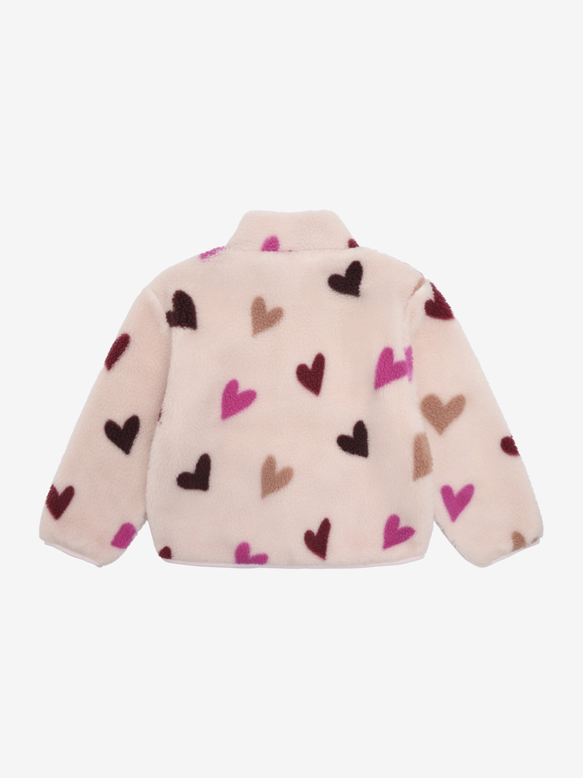 Minymo Teddyjacke AOP mit Futter - Hushed Violet