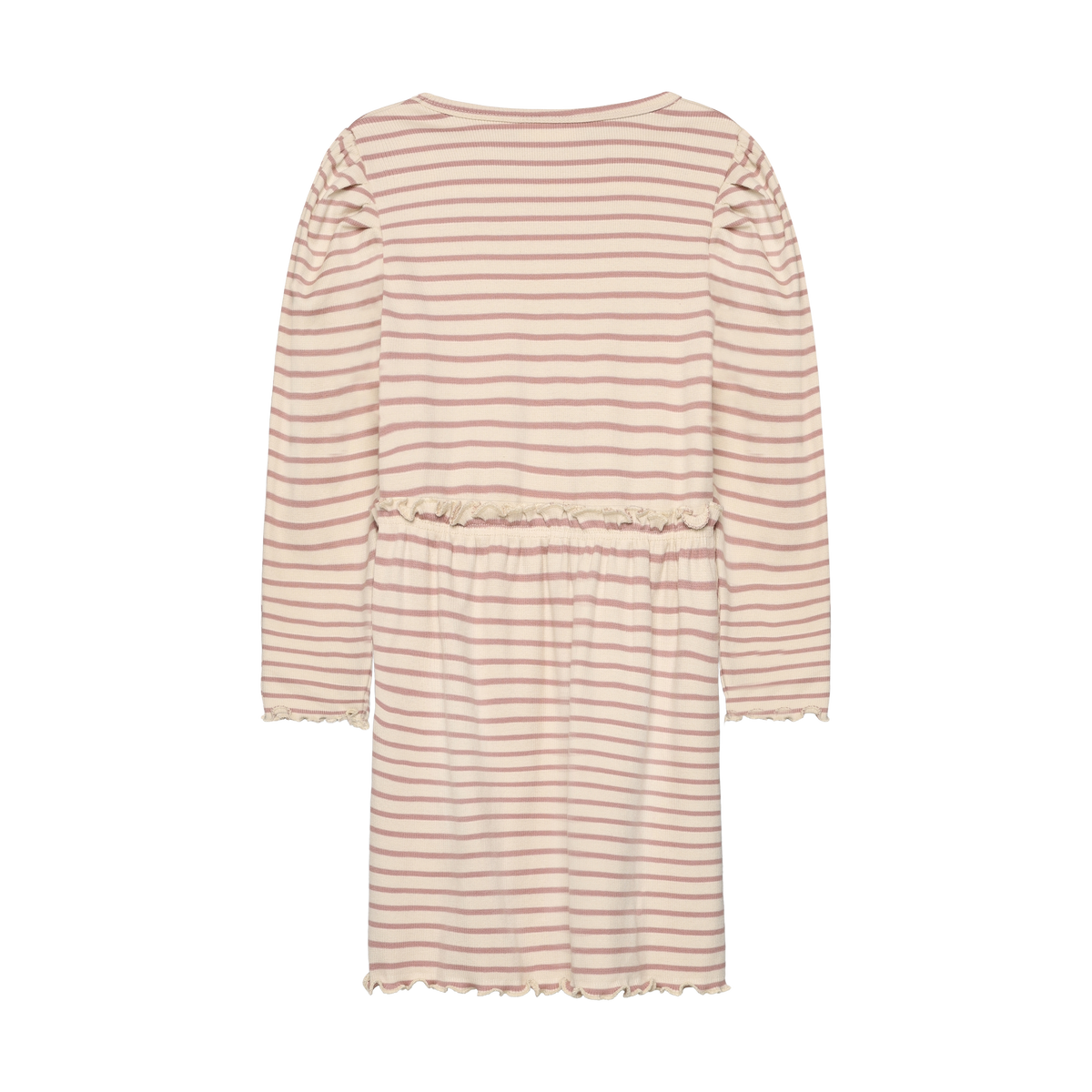Minymo - Kleid LS Y/D Rip - Fawn