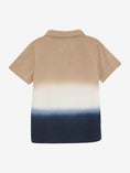 Bild in Galerie-Betrachter laden, Minymo "Poloshirt mit Farbverlauf - blau/weiss/beige
