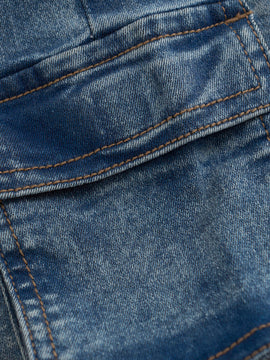 Minymo "Jeans" mit seitlichen Taschen - Blue Fog