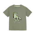Bild in Galerie-Betrachter laden, Minymo "T-Shirt" mit Pailletten-Wende-Dino - Sea Spray
