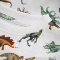 Bild in Galerie-Betrachter laden, Minymo "T-Shirt" mit Dino Druck - Bright White
