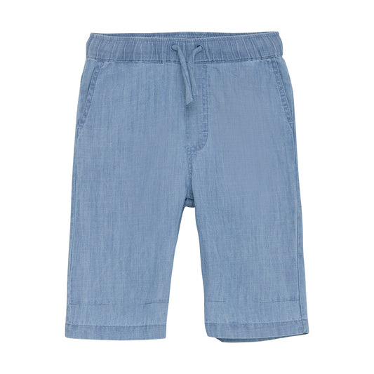 Minymo "Shorts" mit Kordelzug - Faded Denim