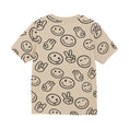 Bild in Galerie-Betrachter laden, Minymo "T-Shirt" mit Smileys - Oxford Tan
