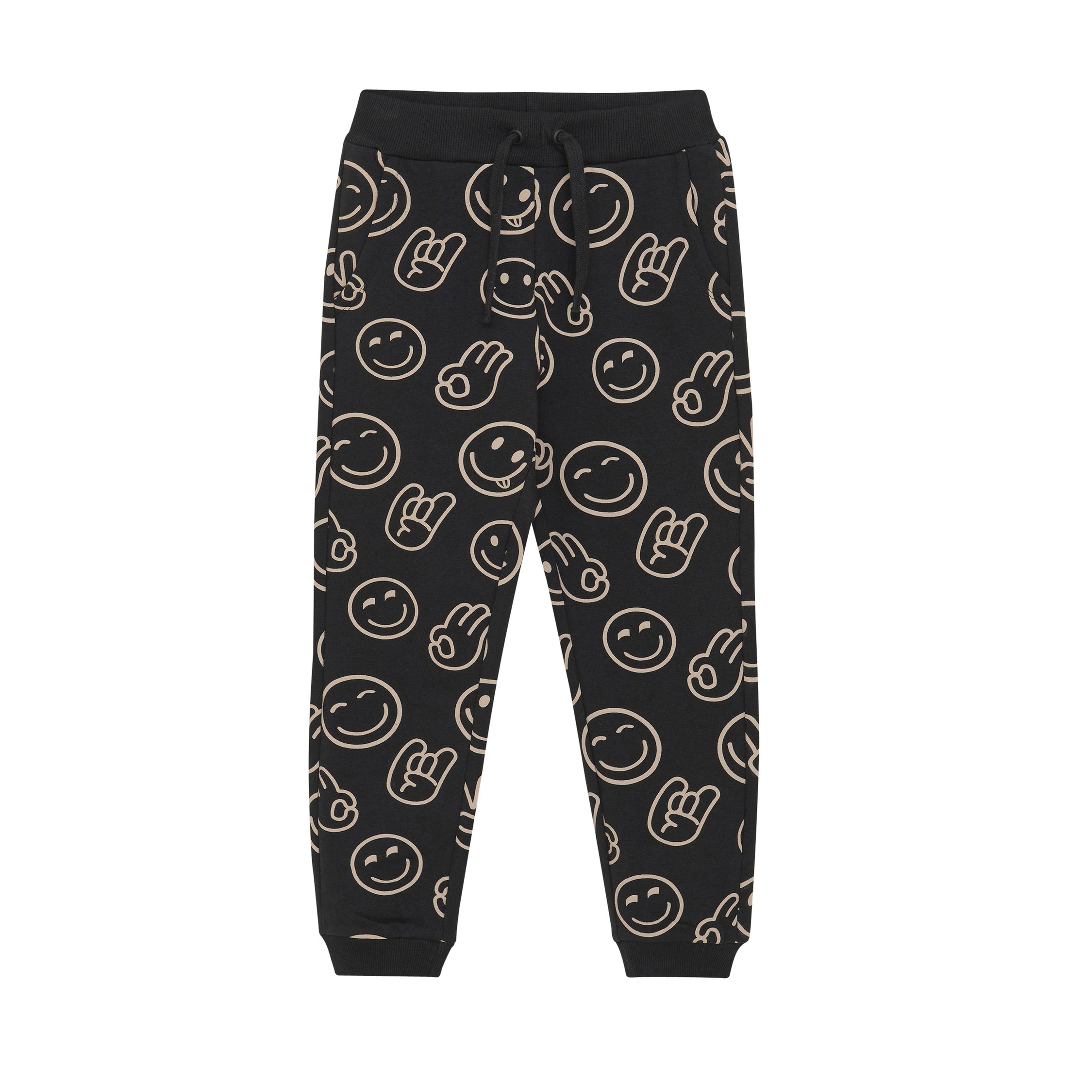 Minymo "Sweathose" mit Smileys - Tap Shoe