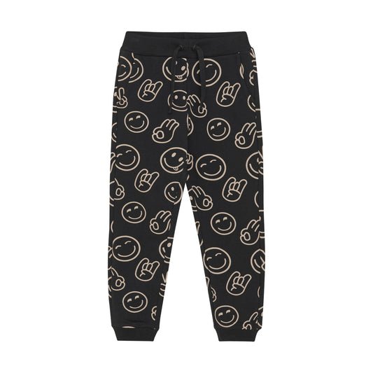 Minymo "Sweathose" mit Smileys - Tap Shoe