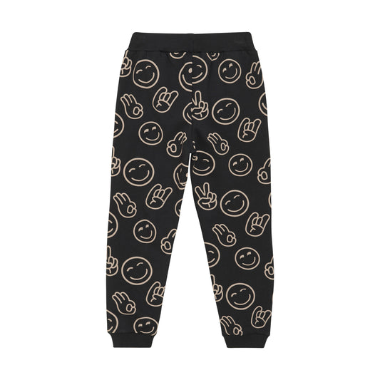 Minymo "Sweathose" mit Smileys - Tap Shoe