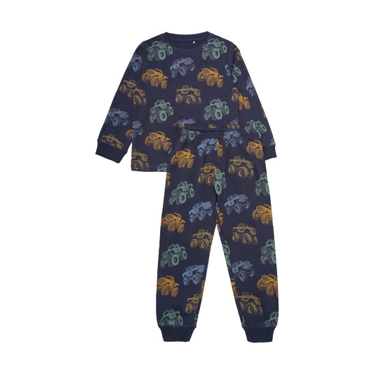 Minymo "Schlafanzug" lang mit Monster Trucks - Parisian Night