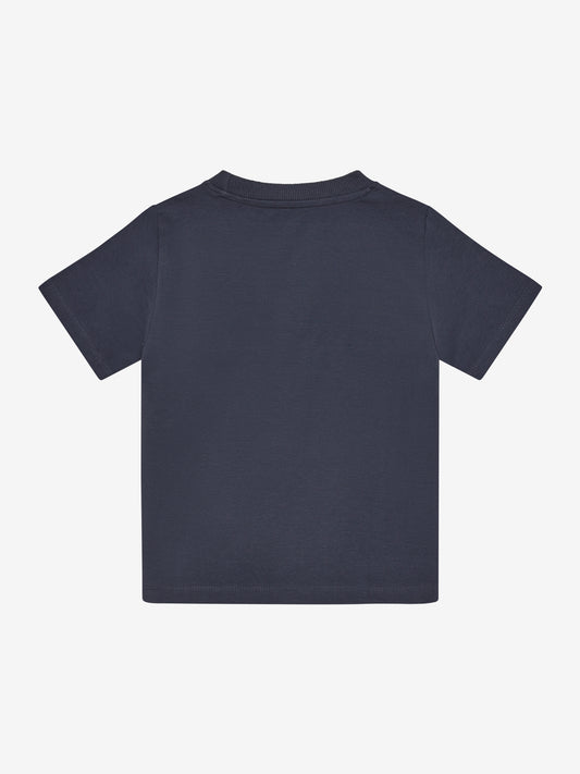 Minymo T-Shirt mit Pailletten Aufdruck - Odyssey Gray