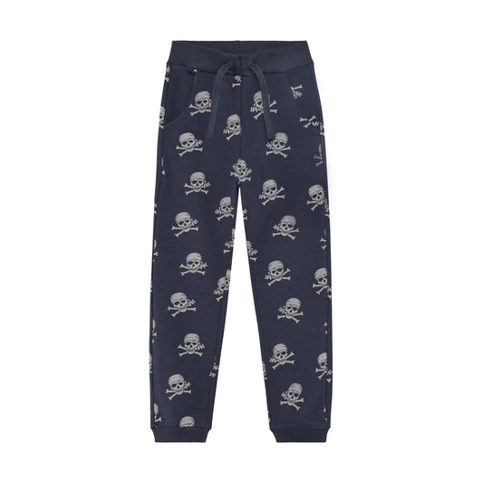 Minymo Jogginghose mit einem Allover Print - Odyssey Gray