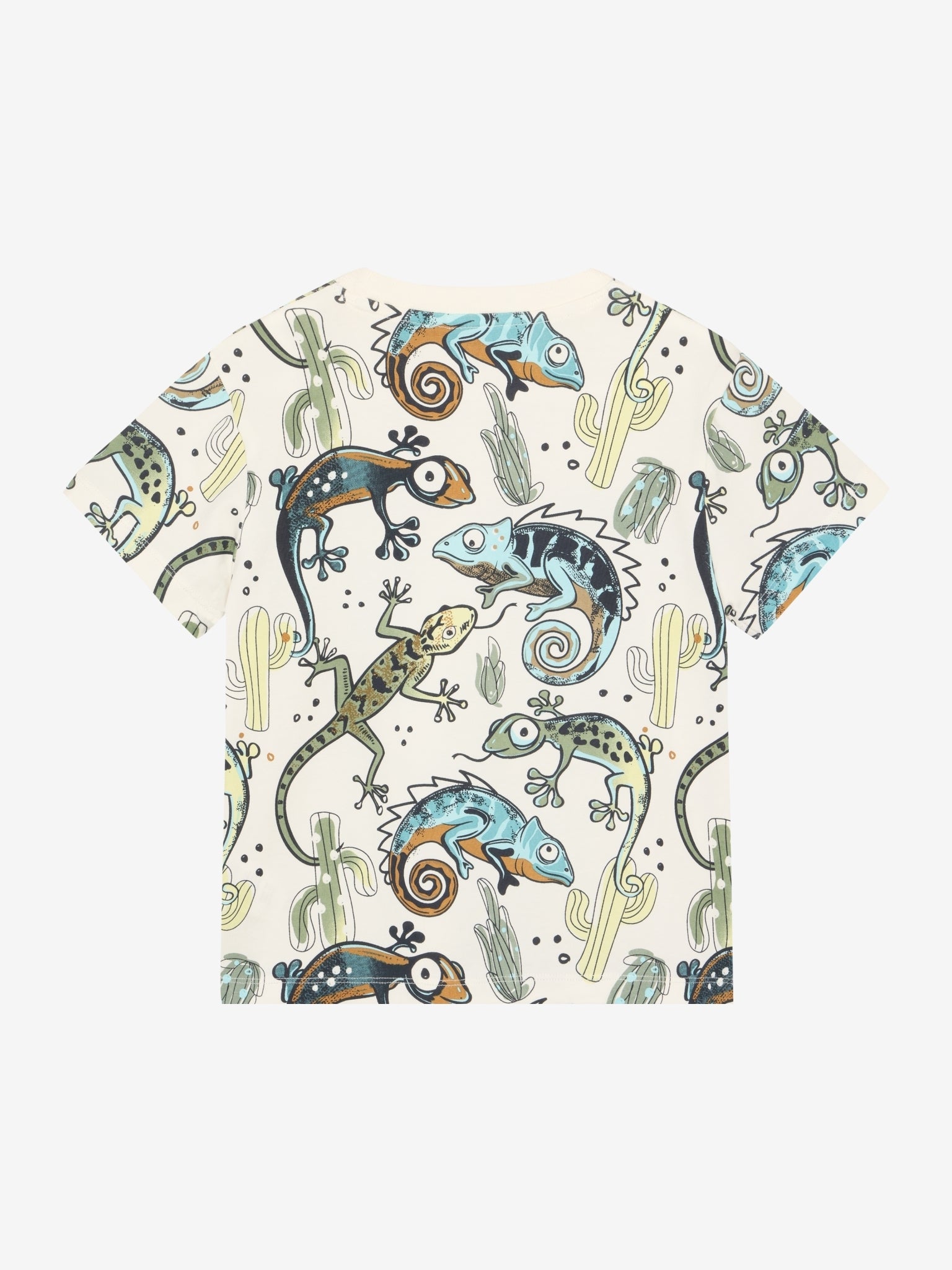 Minymo T-Shirt mit einem Allover Print - Vanilla Ice