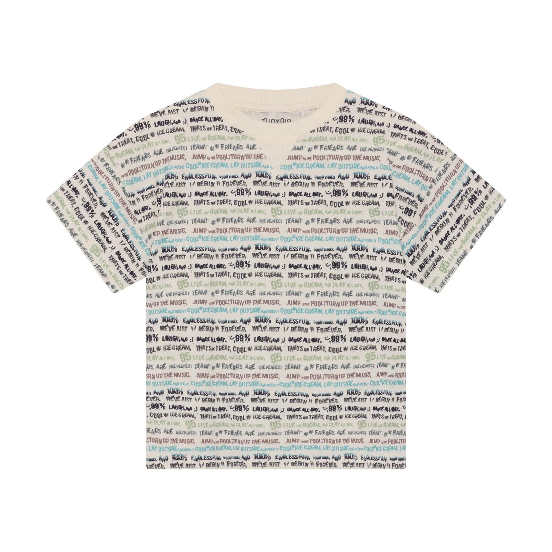 Minymo T-Shirt mit Schriftzügen - Vanilla Ice