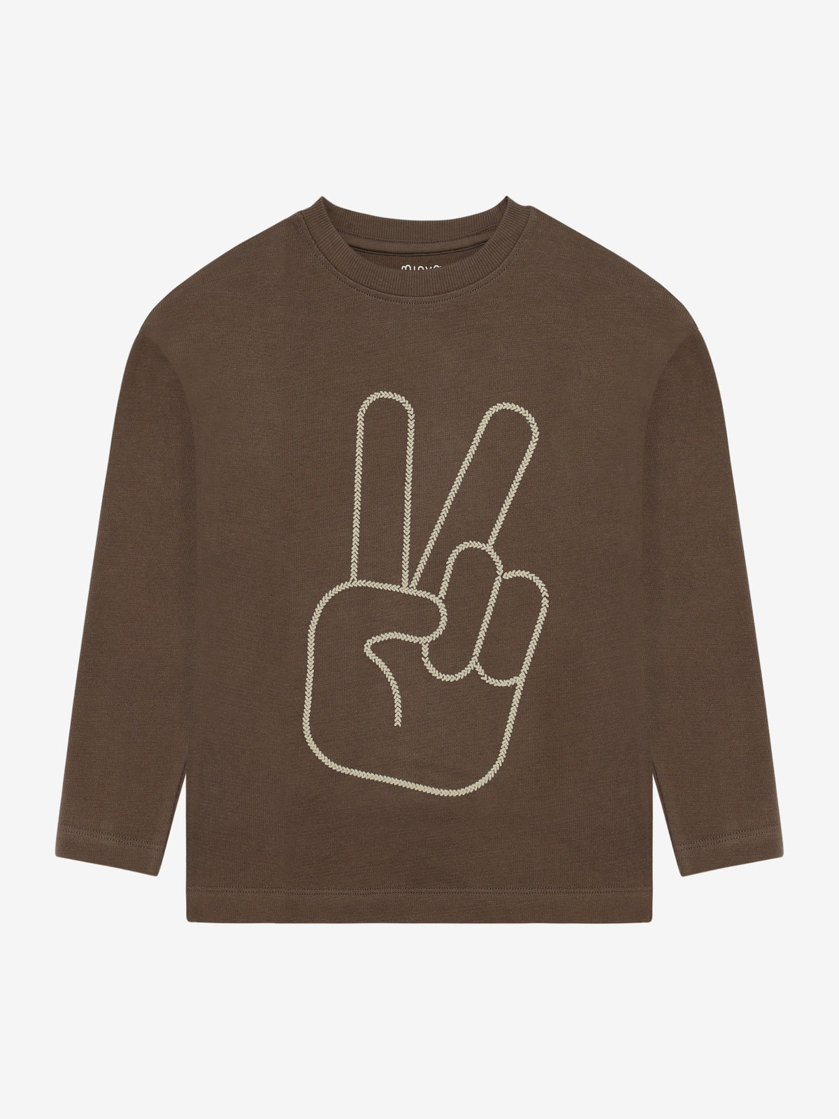 Minymo - T-Shirt LS - Chocolate Chip