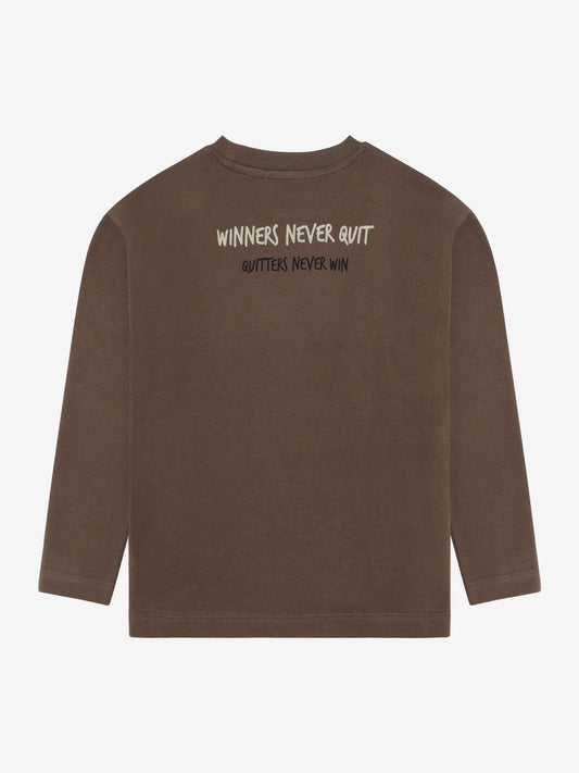 Minymo - T-Shirt LS - Chocolate Chip