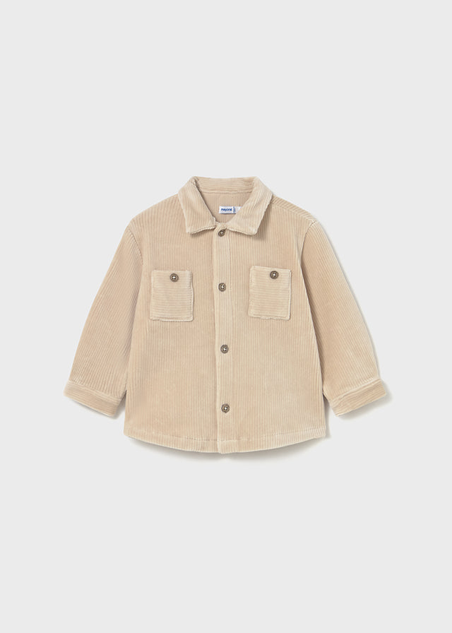 Mayoral "Hemd mit Taschen" aus Feincord - Beige
