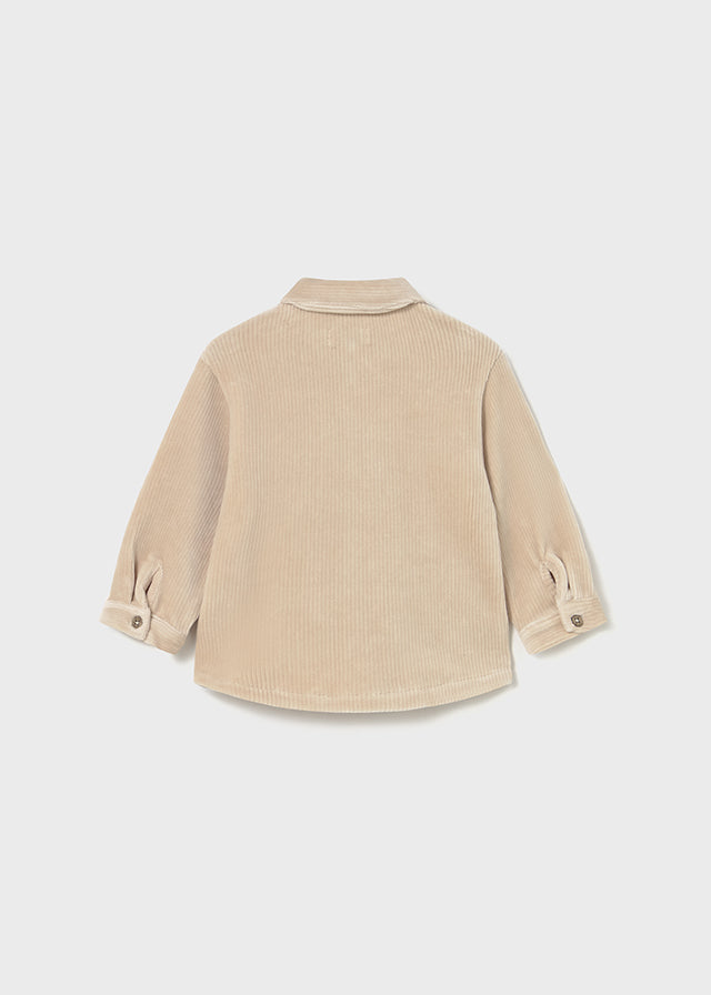 Mayoral "Hemd mit Taschen" aus Feincord - Beige