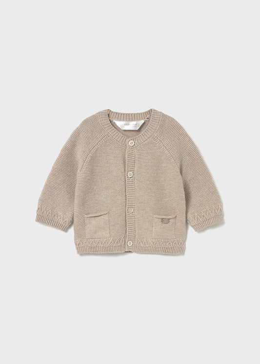 Mayoral "Strickjacke" mit Täschchen - Beige