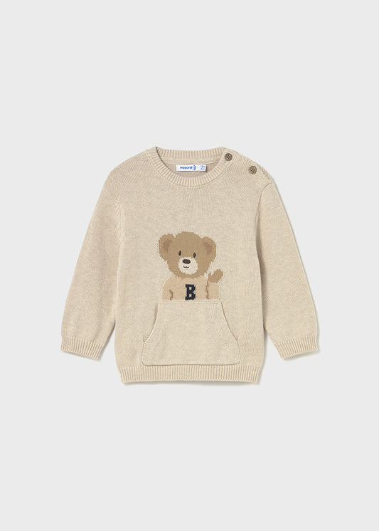 Mayoral "Pullover" mit Bärchen - Beige