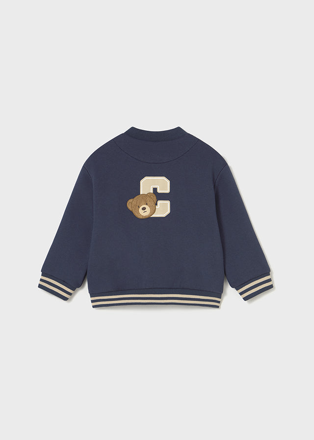 Mayoral "Sweatjacke" mit Rückendruck Bär - Blau