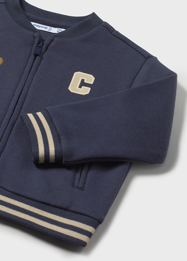 Mayoral "Sweatjacke" mit Rückendruck Bär - Blau